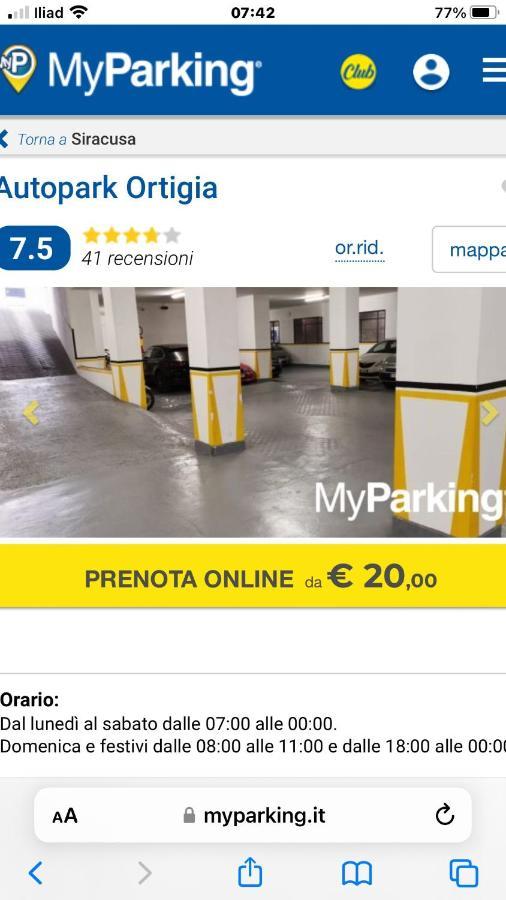 Il Sipario Palazzo Accolla Apartment Syracuse Bagian luar foto